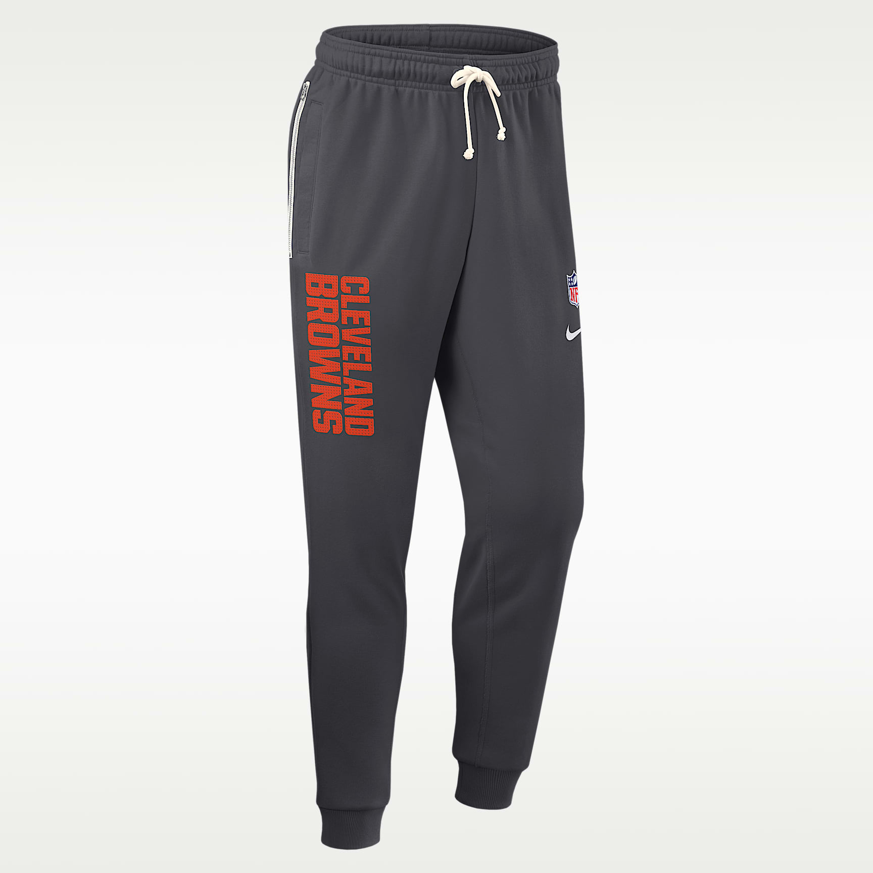 NFL ナイキ フットボールパンツ グレー 34 Cleveland Browns Ground Game Sideline Men's Nike Dri-FIT NFL Taper